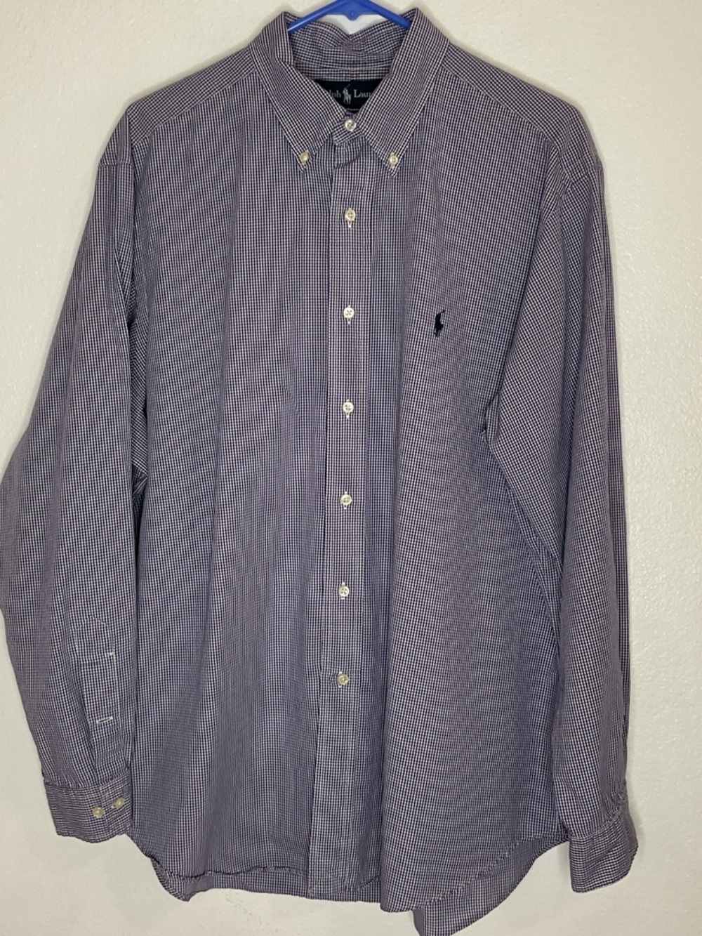 Ralph Lauren Classic Fit Micro Check Button-Down Shirt - Picture 3 of 13